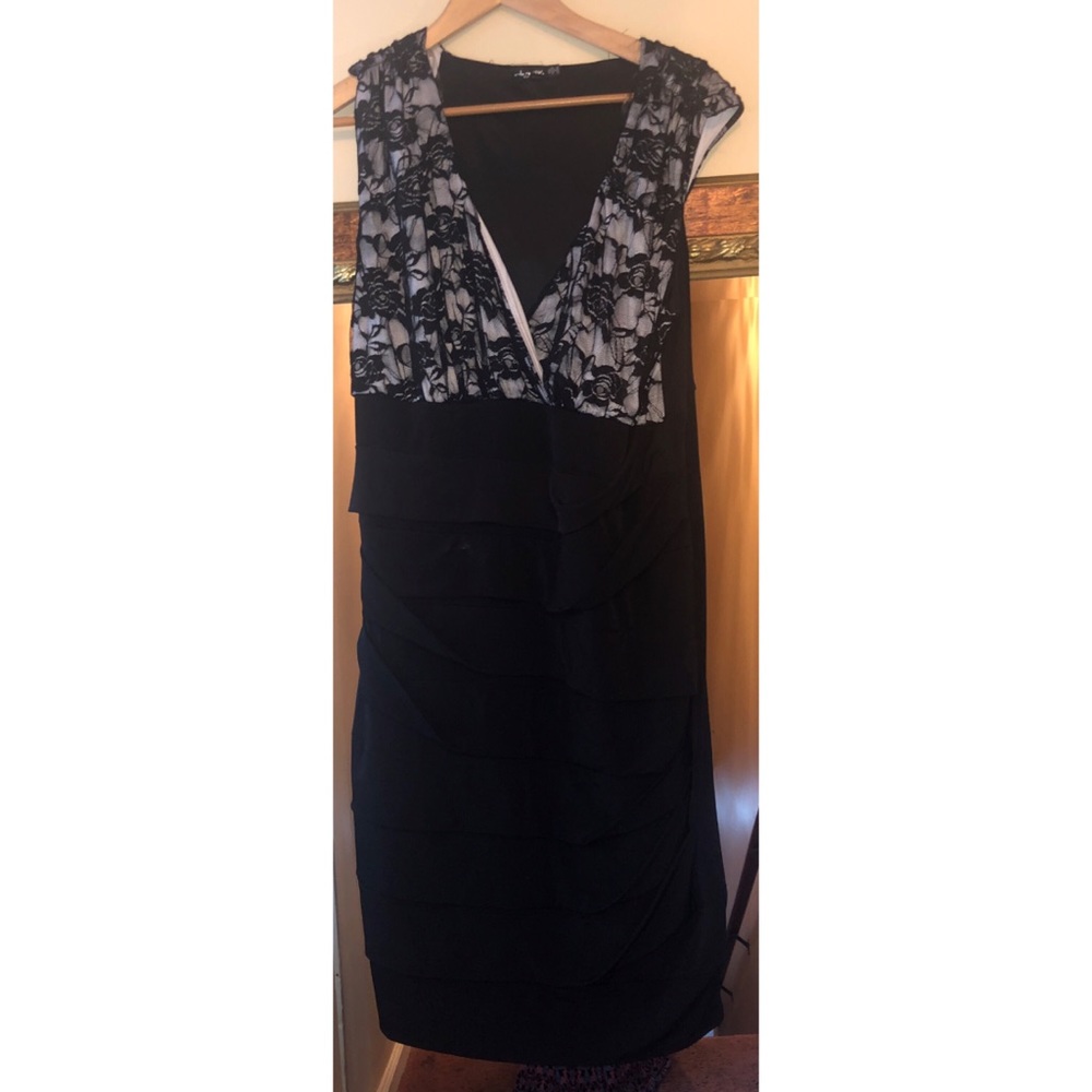 Ruby Rox Plus Size Lace Ruched Dress